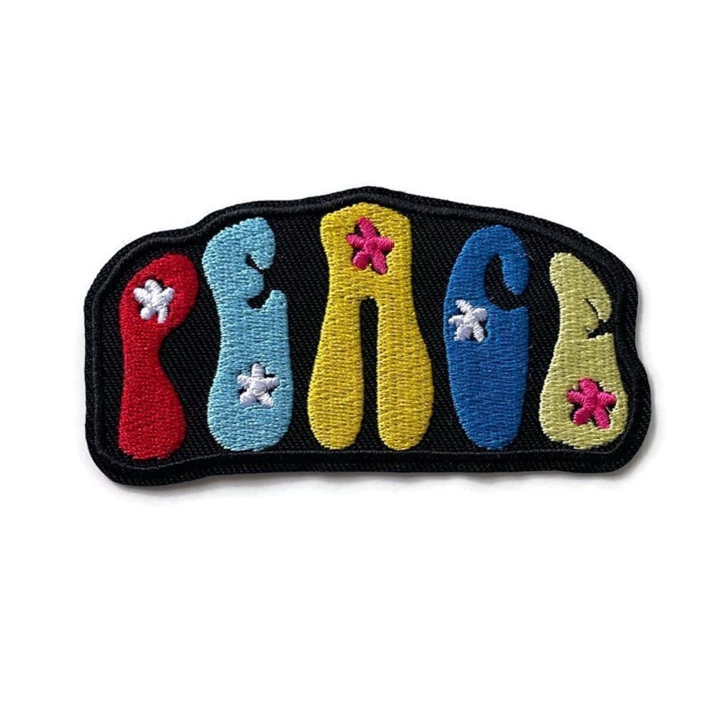Peace Rainbow Colors LGBT Embroidered Patch